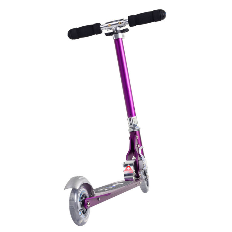 Micro Sprite scooter-violet à rayures